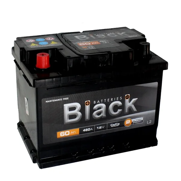 Аккумулятор BLACK 60 Ач 460 А (EN), прямая полярность, LN2