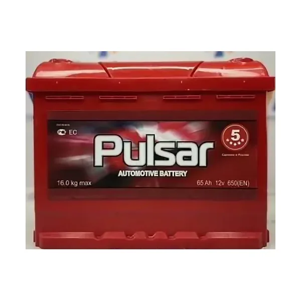 Аккумулятор PULSAR 65 Ач 650 А (EN), обратная полярность, LN2