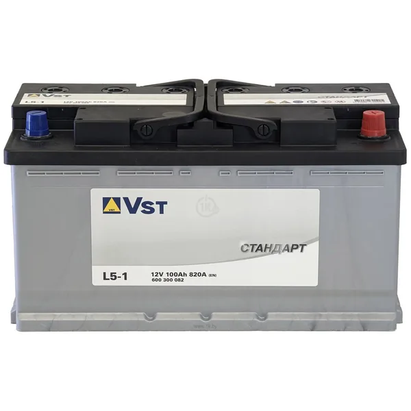 Аккумулятор VST Стандарт 100 Ач 820 А (EN), обратная полярность, LN5