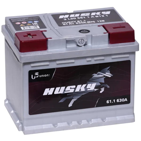 Аккумулятор HUSKY 61 Ач 630 А (EN), прямая полярность, LN2