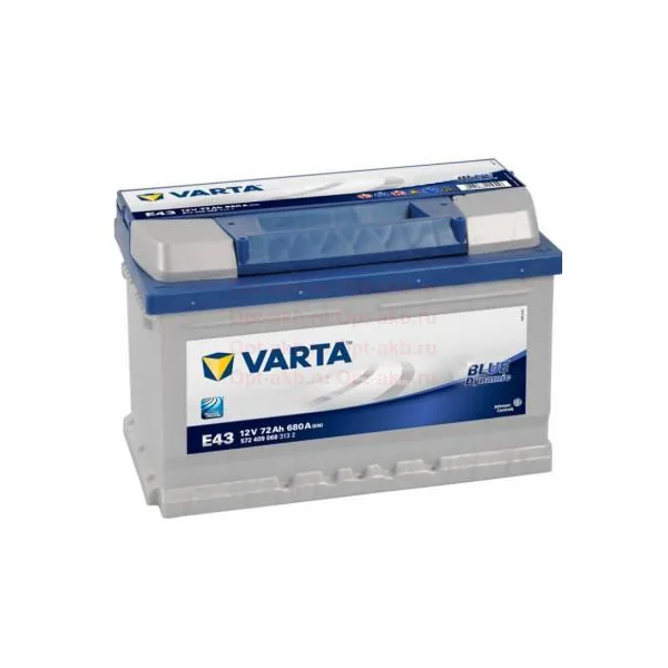 Аккумулятор VARTA Blue Dynamic 72 Ач 680 А (EN), обратная полярность, LN3