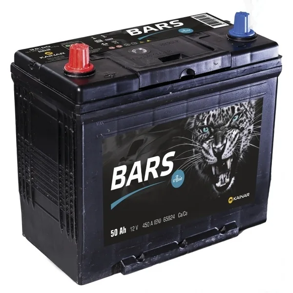 Аккумулятор BARS 50 Ач 450 А (EN), прямая полярность, B24