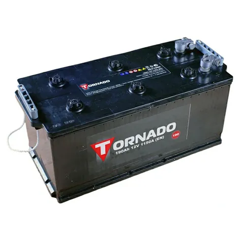 Аккумулятор TORNADO 190 Ач 1200 А, прямая полярность, 6ST-190