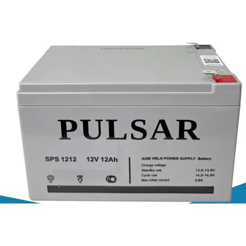 Аккумулятор PULSAR 12 Ач, 151x65x94