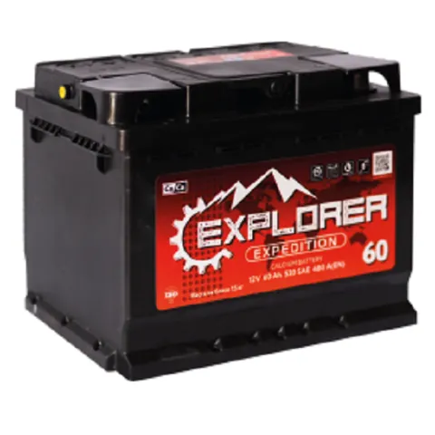 Аккумулятор EXPLORER 60 Ач 480 А (EN), обратная полярность, LN2