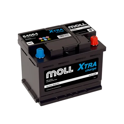 Аккумулятор MOLL XTRA CHARGE 64 Ач 620 А (EN), обратная полярность, LN2