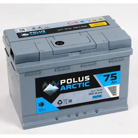 Аккумулятор POLUS 75 Ач 700 А (EN), обратная полярность, LN3