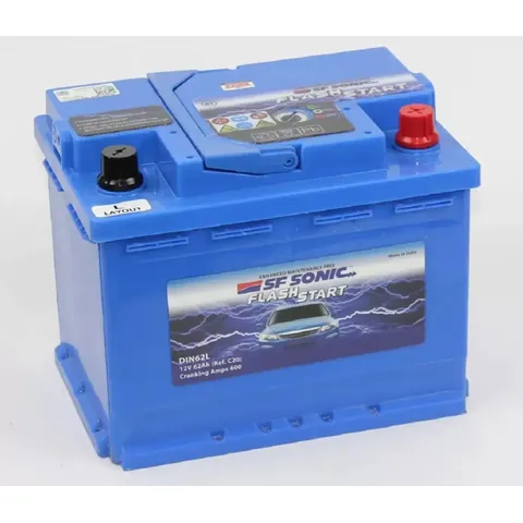 Аккумулятор SF SONIC 62 Ач 600 А (EN), прямая полярность, LN2