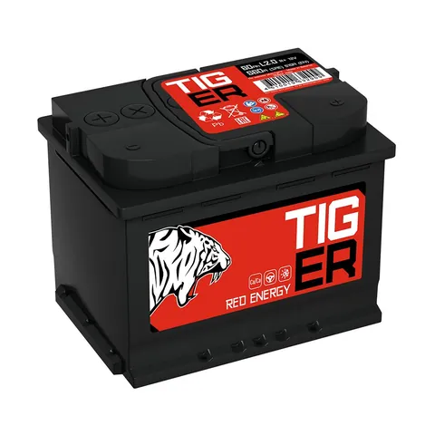 Аккумулятор TIGER Red Energy 0134107 60 Ач 560 А (EN), обратная полярность, LN2