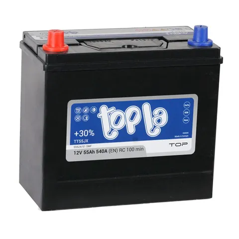 Аккумулятор TOPLA 55 Ач 560 А (EN), прямая полярность, B24