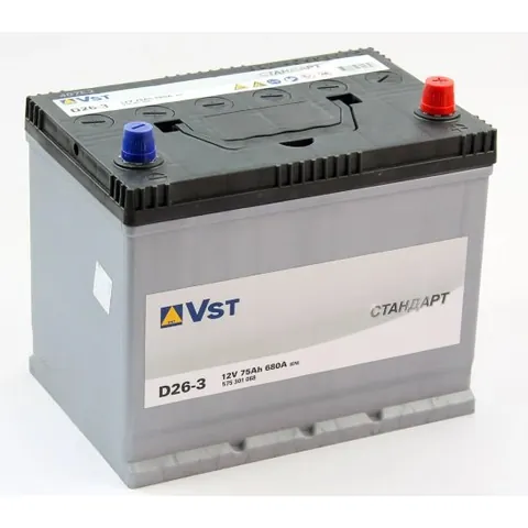 Аккумулятор VST ASIA 575301068 75 Ач 680 А (EN), обратная полярность, BCI-35