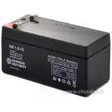 Аккумулятор GENERAL SECURITY 1.2 Ач, 97x44x57