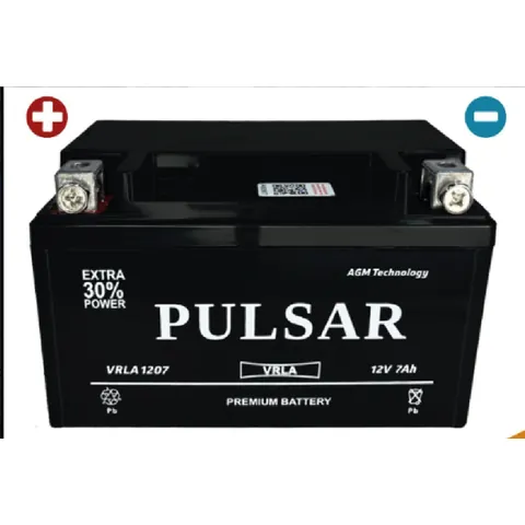Аккумулятор PULSAR 7 Ач 130 А (EN), обратная полярность, YTZ7S