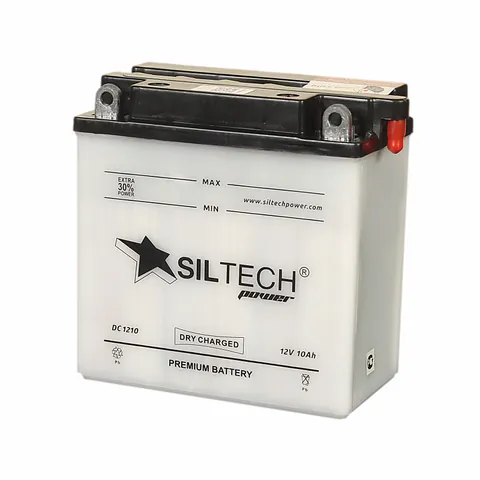 Аккумулятор SILTECH 10 Ач 100 А (EN), обратная полярность, 12N9-4B-1
